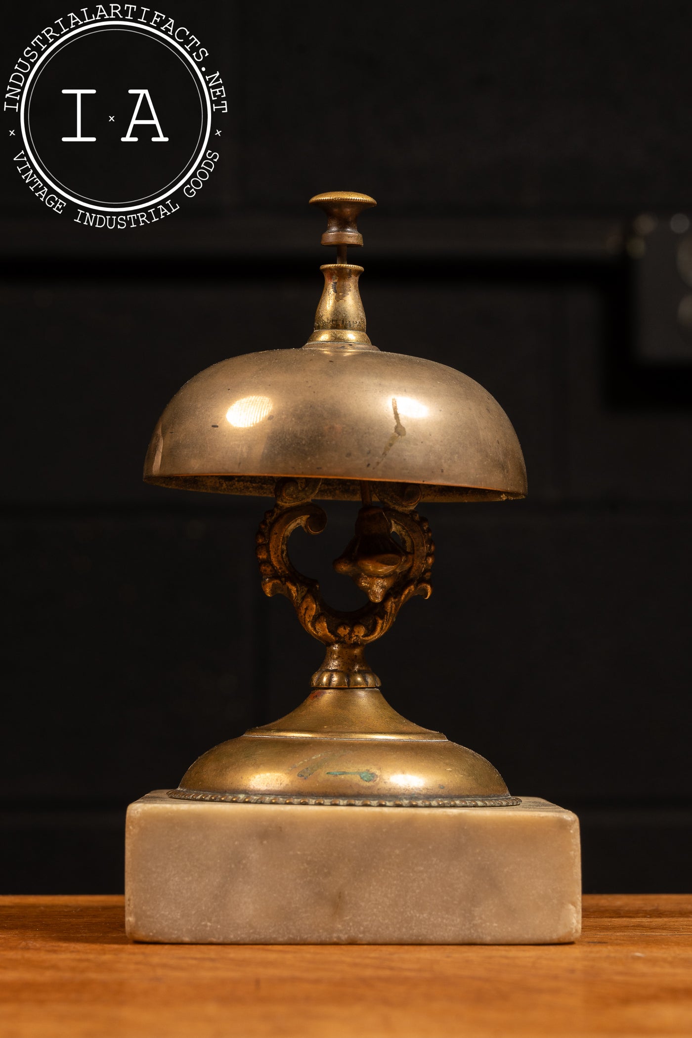 Antique Brass Valet Bell