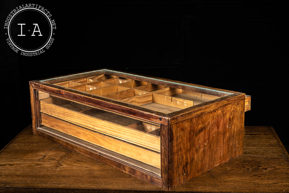 c. 1930 Small Goods Display Case by Weber