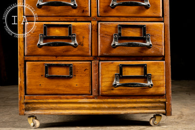 c. 1930 Wooden Card Catalog By Remington Rand