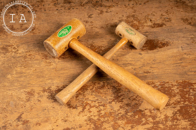 Pair Of Vintage Rawhide Garland Mallets