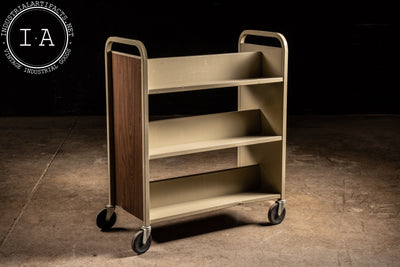 Vintage Library Rolling Cart