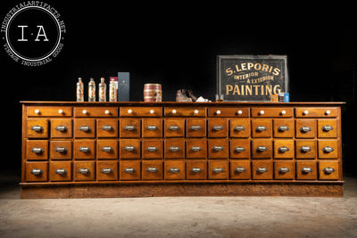 Early American 49 Drawer Apothecary Cabinet