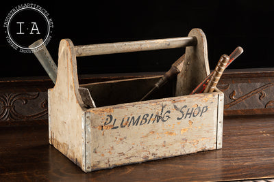 Vintage Handmade Plumbers Toolbox
