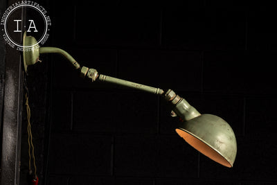 Vintage Industrial Hardwired Wall Lamp