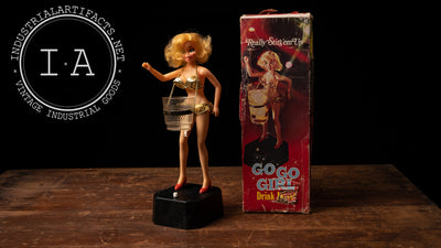 c. 1969 Japanese Go Go Girl Dancing Drink Mixer by Joyner