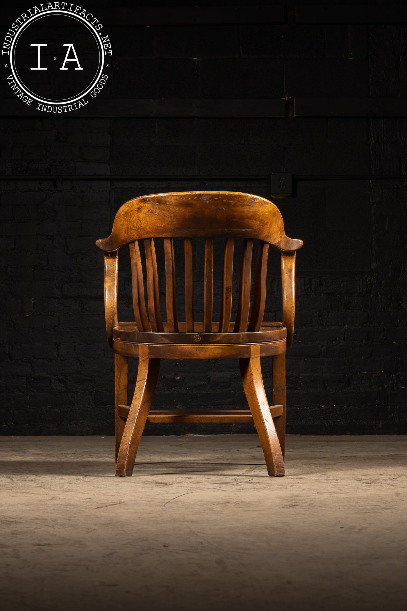 Vintage Sikes Courthouse Chair