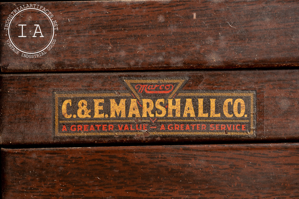 C. & E. Marshall Watchmakers Cabinet