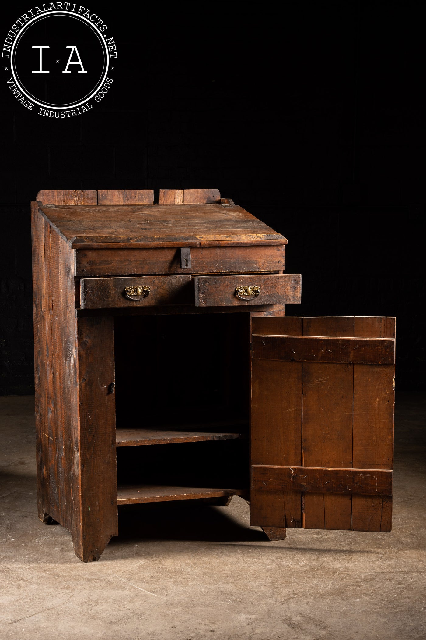 Early American Wooden Standing Desk