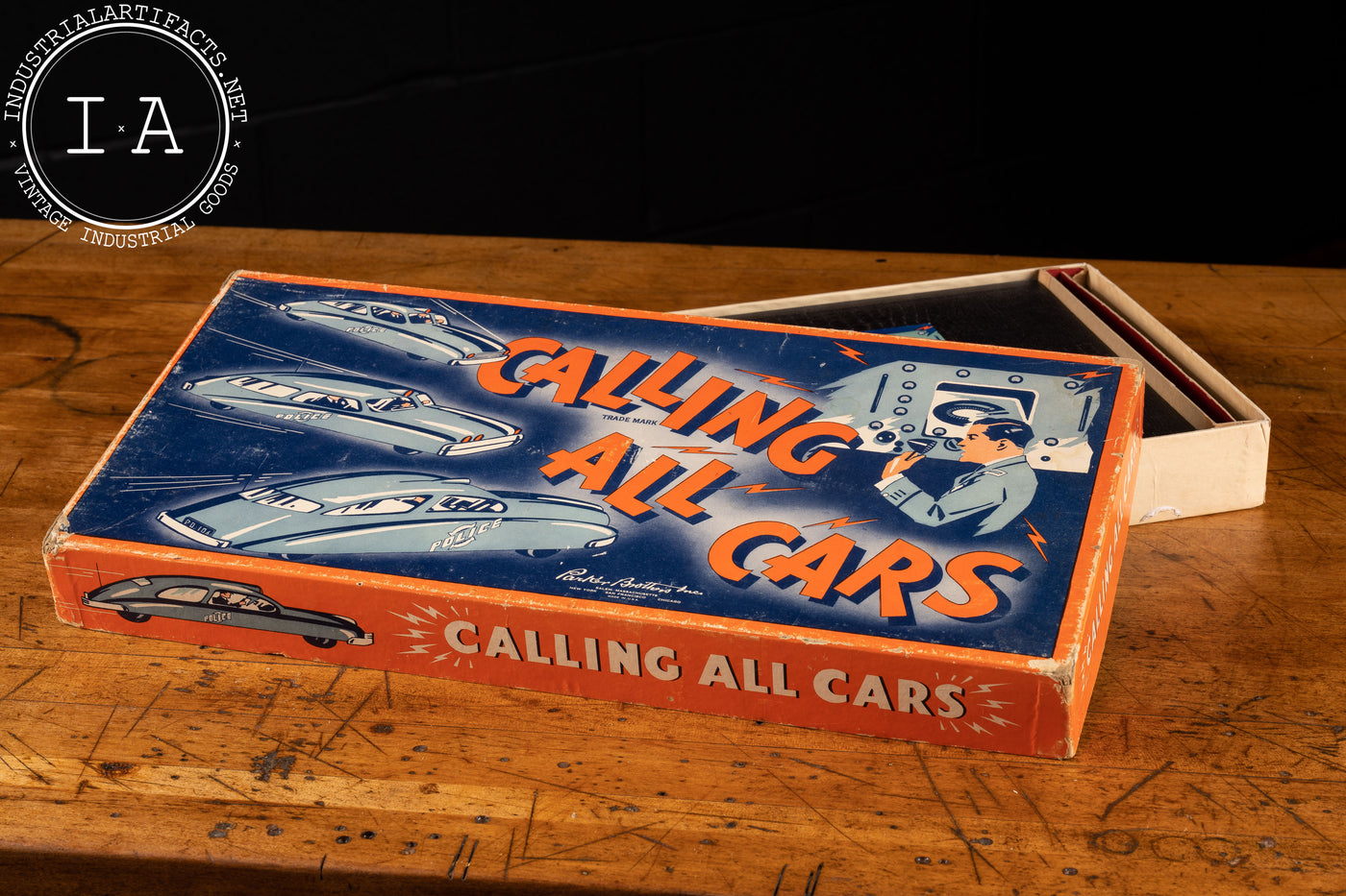 Vintage Calling All Cars Tabletop Game