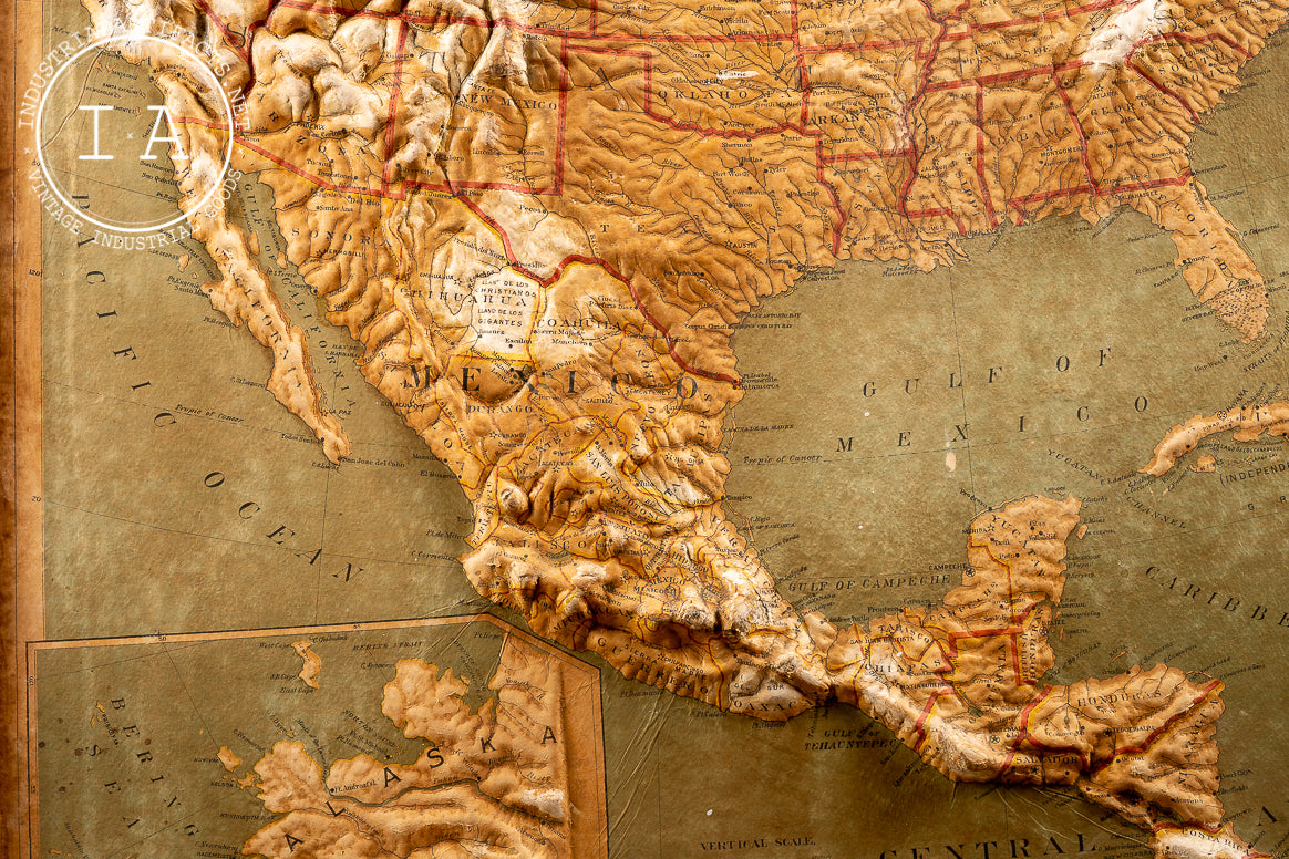 Relief Map of North America