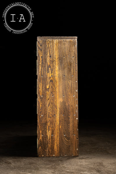 Early 20th Century Wooden Parts Cabinet