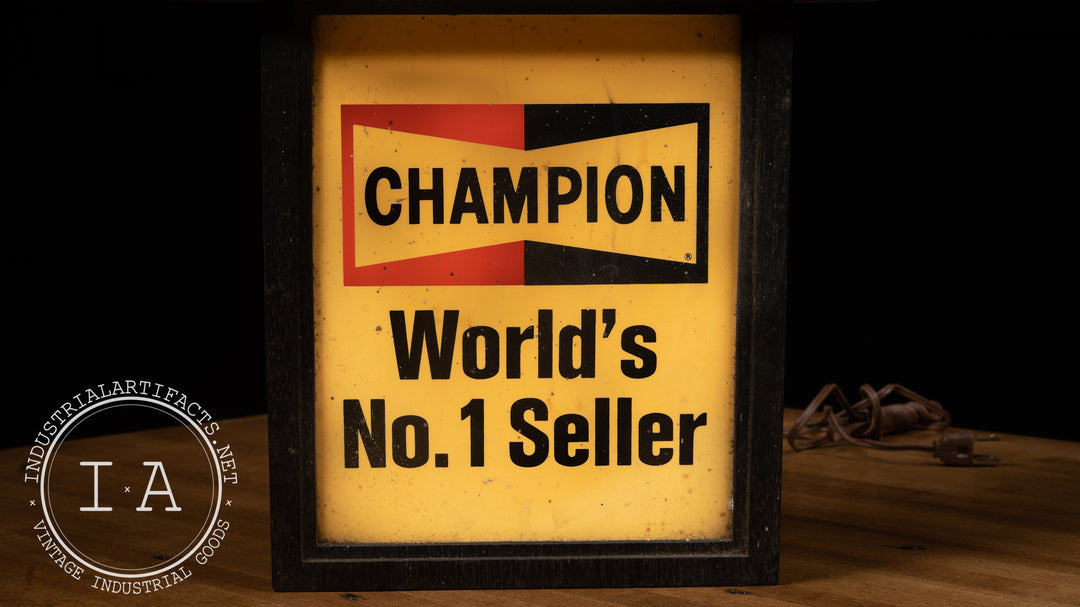 インテリア時計 CHAMPION vintage clock Vintage Champion Spark Plug Clock 40-50s Art Deco | eBay