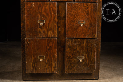 Wooden Apothecary Cabinet