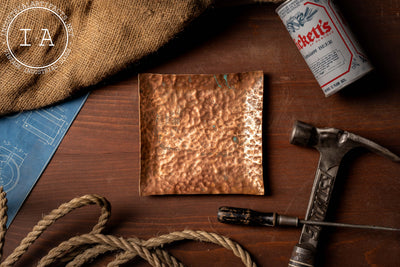 Vintage Hand Formed Copper Ashtray