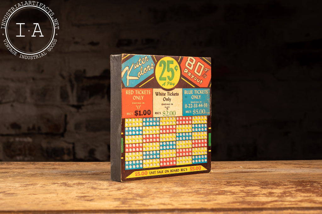 Vintage Punch Board – Industrial Artifacts