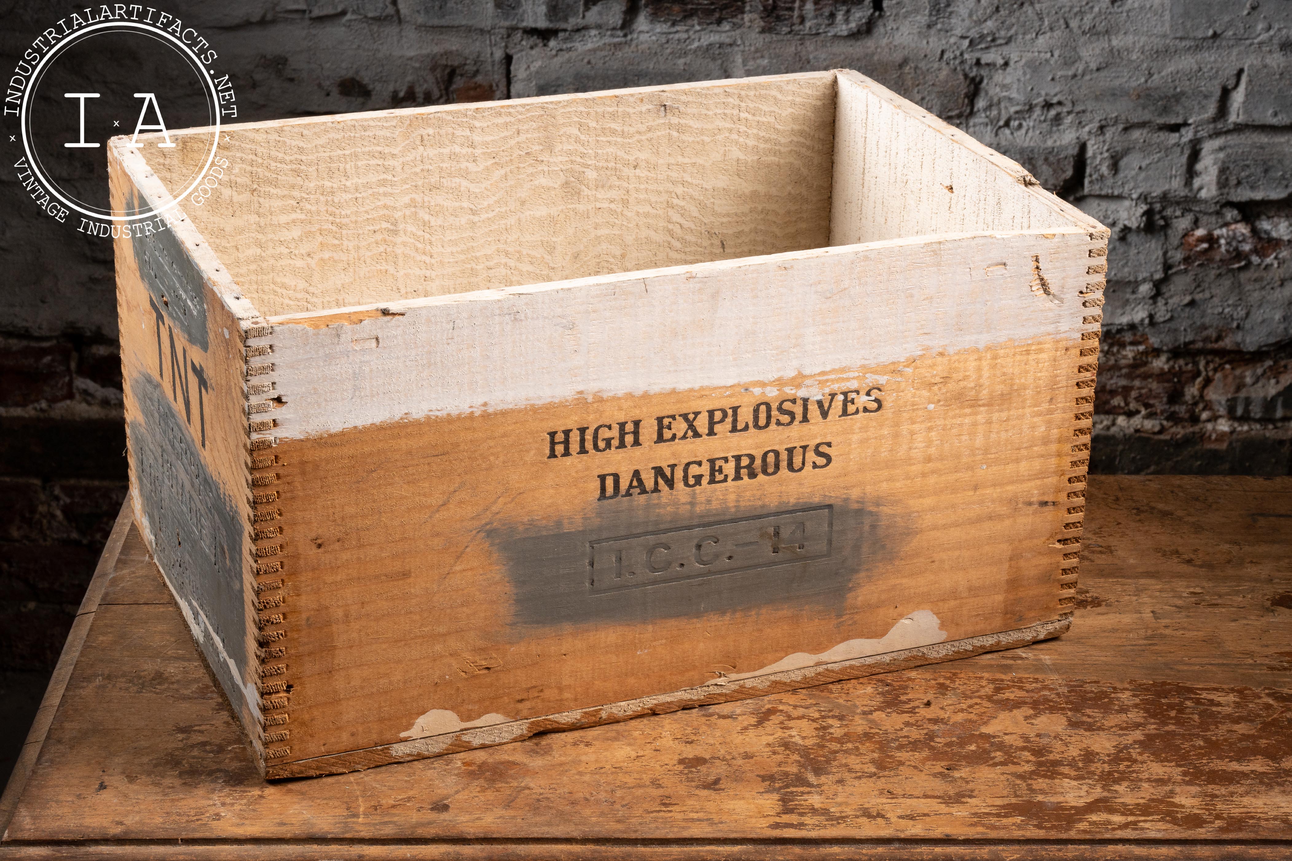 Early 20th Century DuPont Dynamite Box – Industrial Artifacts