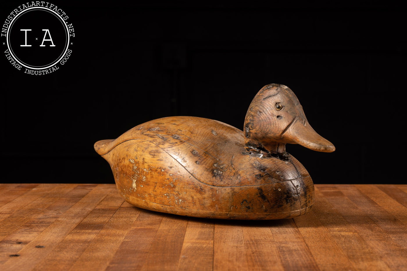 c. 1900 Bluebill Wooden Duck Decoy