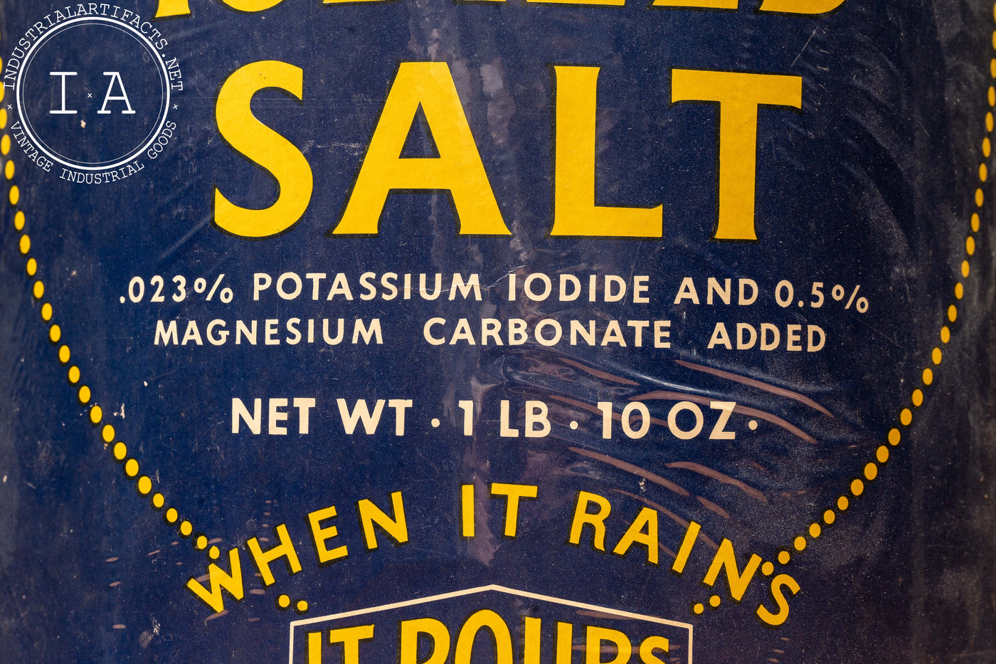 Early Cardboard Morton Salt Store Display