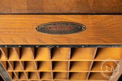 Vintage Hamilton Printers Reglet Cabinet
