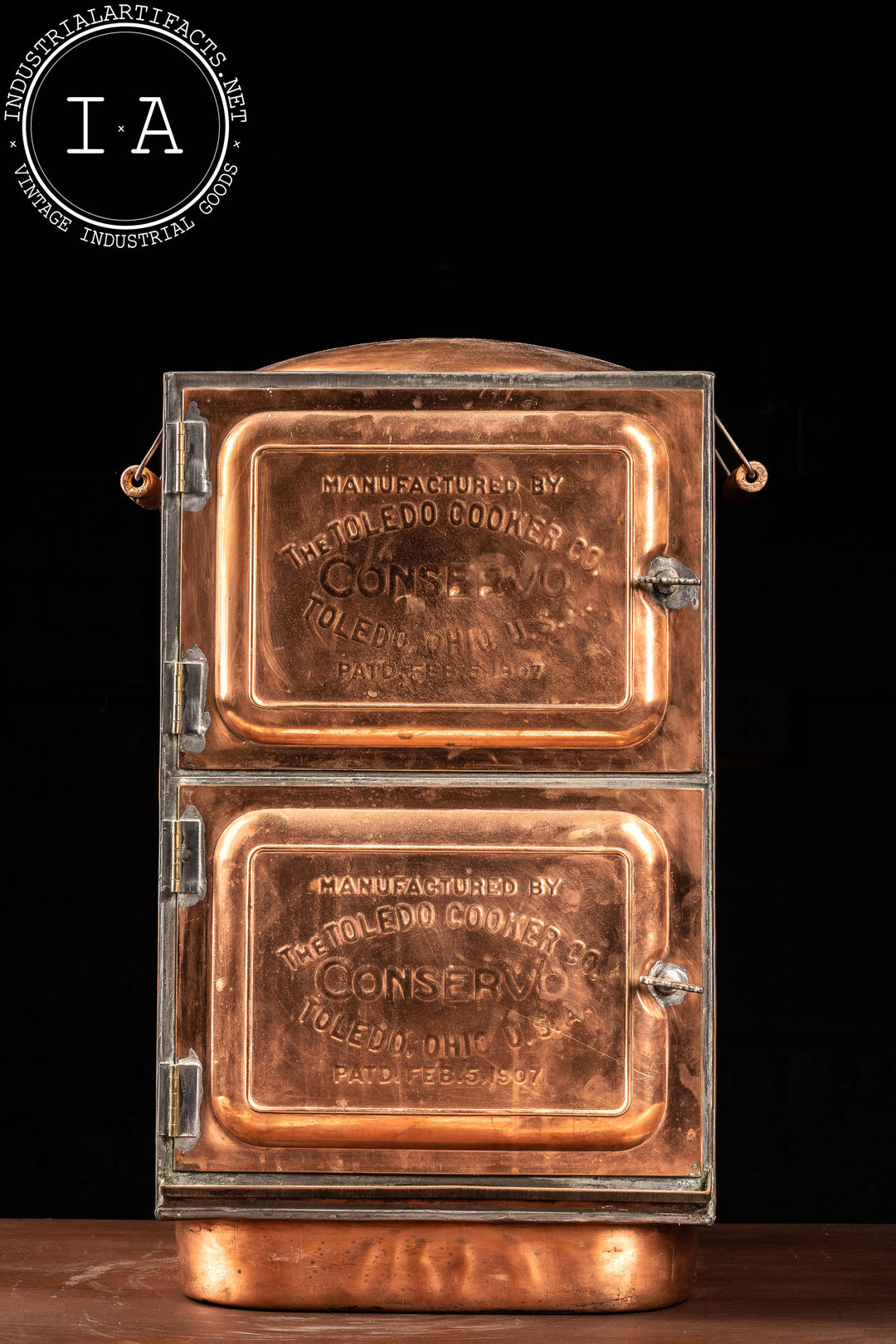【いんどろん】ビンテージ40's　THE　TOLEDO　L Vintage Toledo Conservo Copper Cooker – Industrial Artifacts