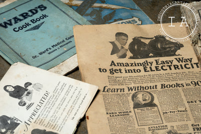 Vintage Suitcase and Ephemera