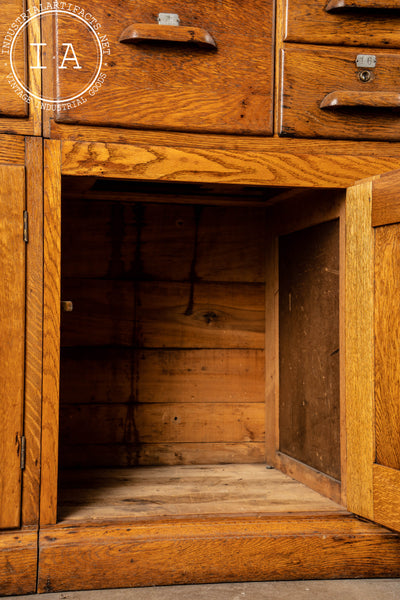 Massive Antique Double Apothecary Cabinet