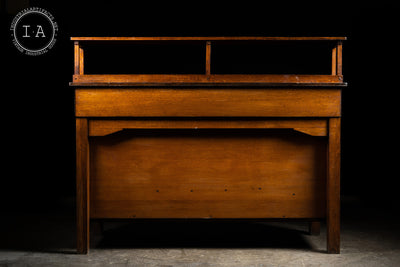 Antique Quarter Sawn Oak Sorter Desk