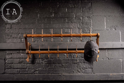 Early 20th Century Firefighters Coat Rack