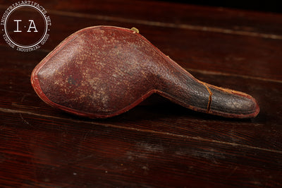 Vintage Carved Pig Genuine Meerschaum Tobacco Pipe