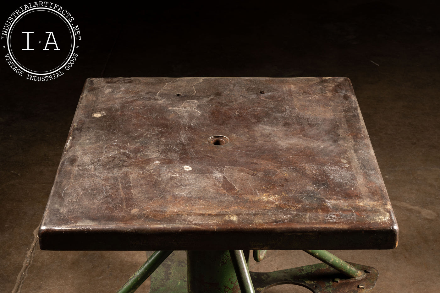 Vintage Industrial Steel Machinist Table by Lyn Raymond