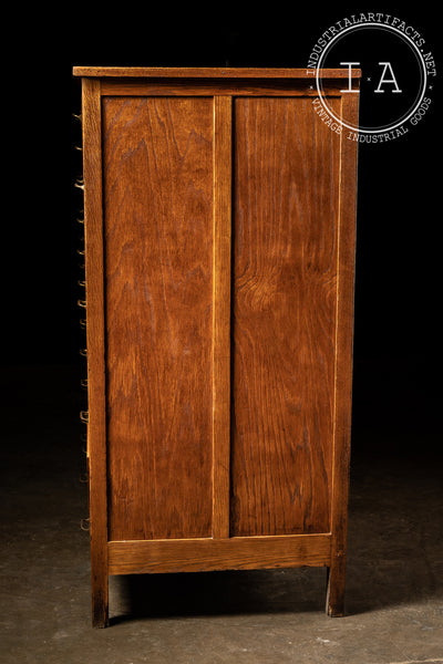 Massive Early 20th Century Flat File Storage Cabinet
