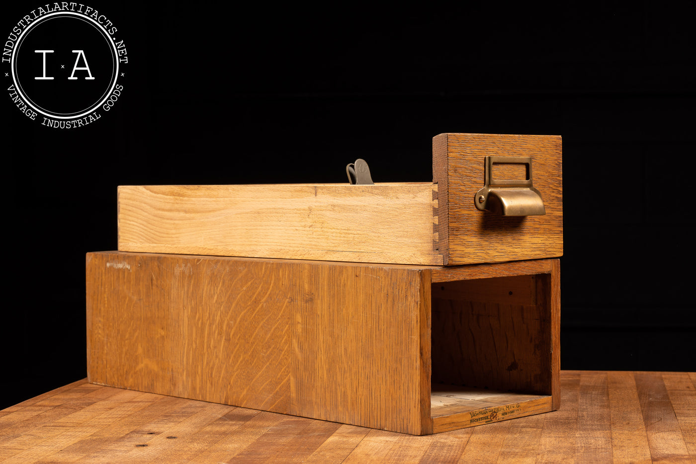 Early 20th Century Yawman & Erbe Industrial Card Catalog Industrial