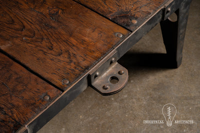 Industrial Antique Rolling Pallet Coffee Table