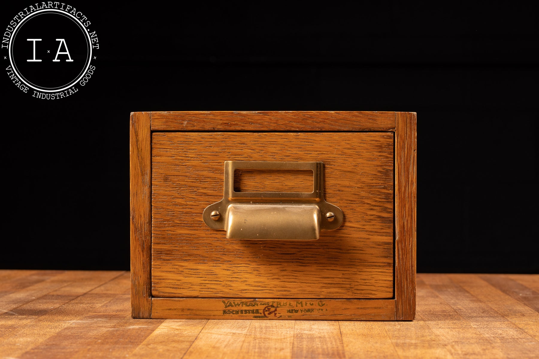 Early 20th Century Yawman & Erbe Industrial Card Catalog Industrial