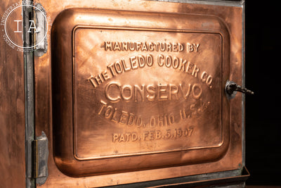 Vintage Toledo Conservo Copper Cooker