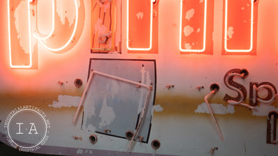 Antique Butcher Shop Neon Sign