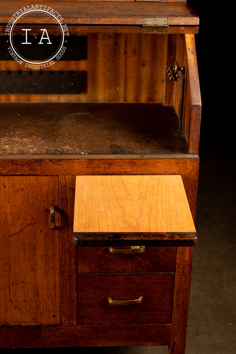 c. 1930 Woodworkers Bench by Moore Tool – Industrial Artifacts c. 1930 Woodworkers Bench by Moore Tool – Industrial Artifacts