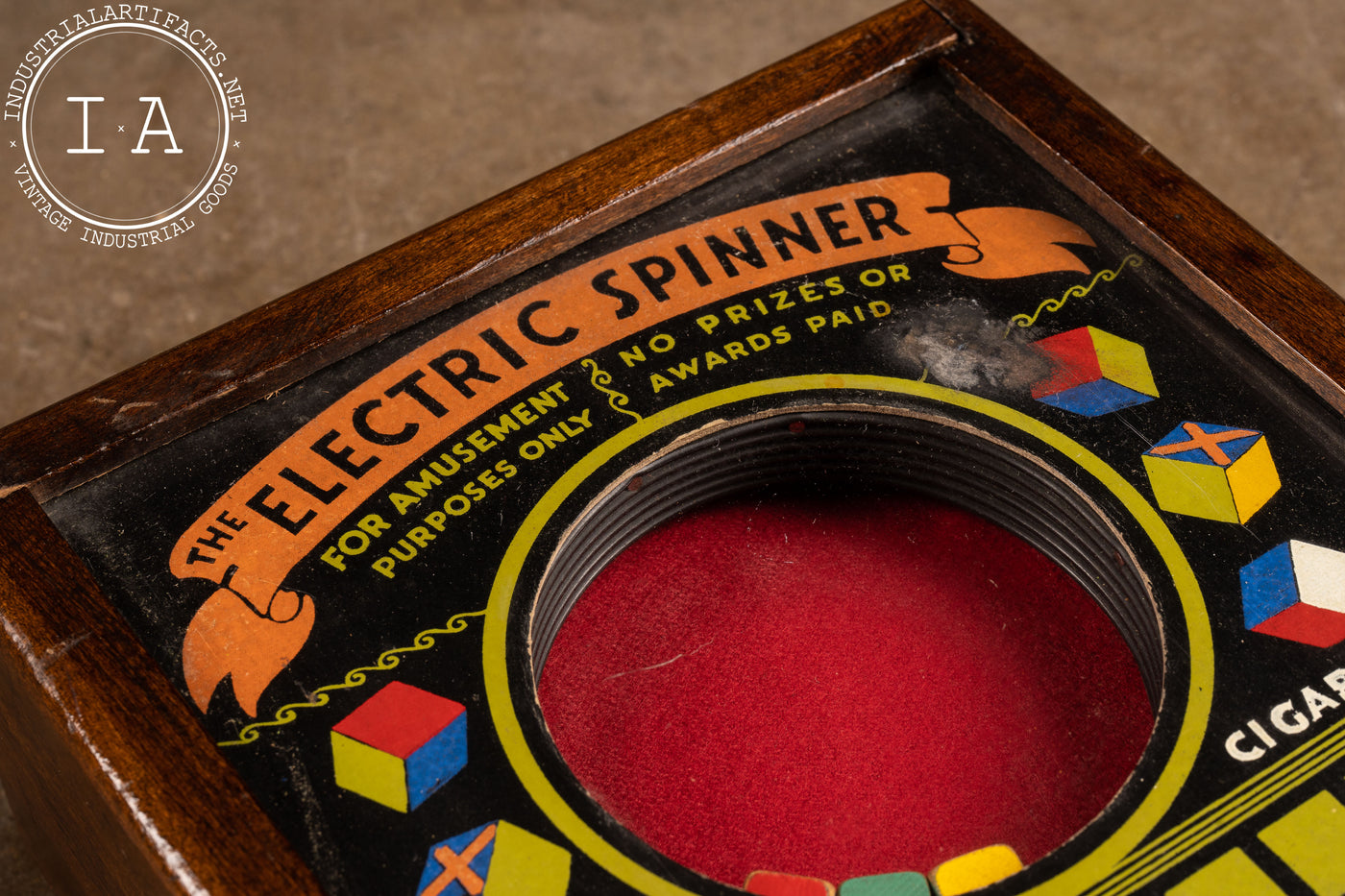 Antique Electric Spinner Machine/Trade Stimulator