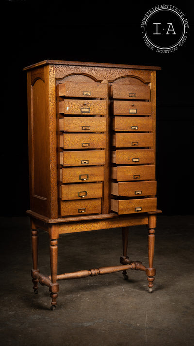 Wooden Standing Apothecary Cabinet