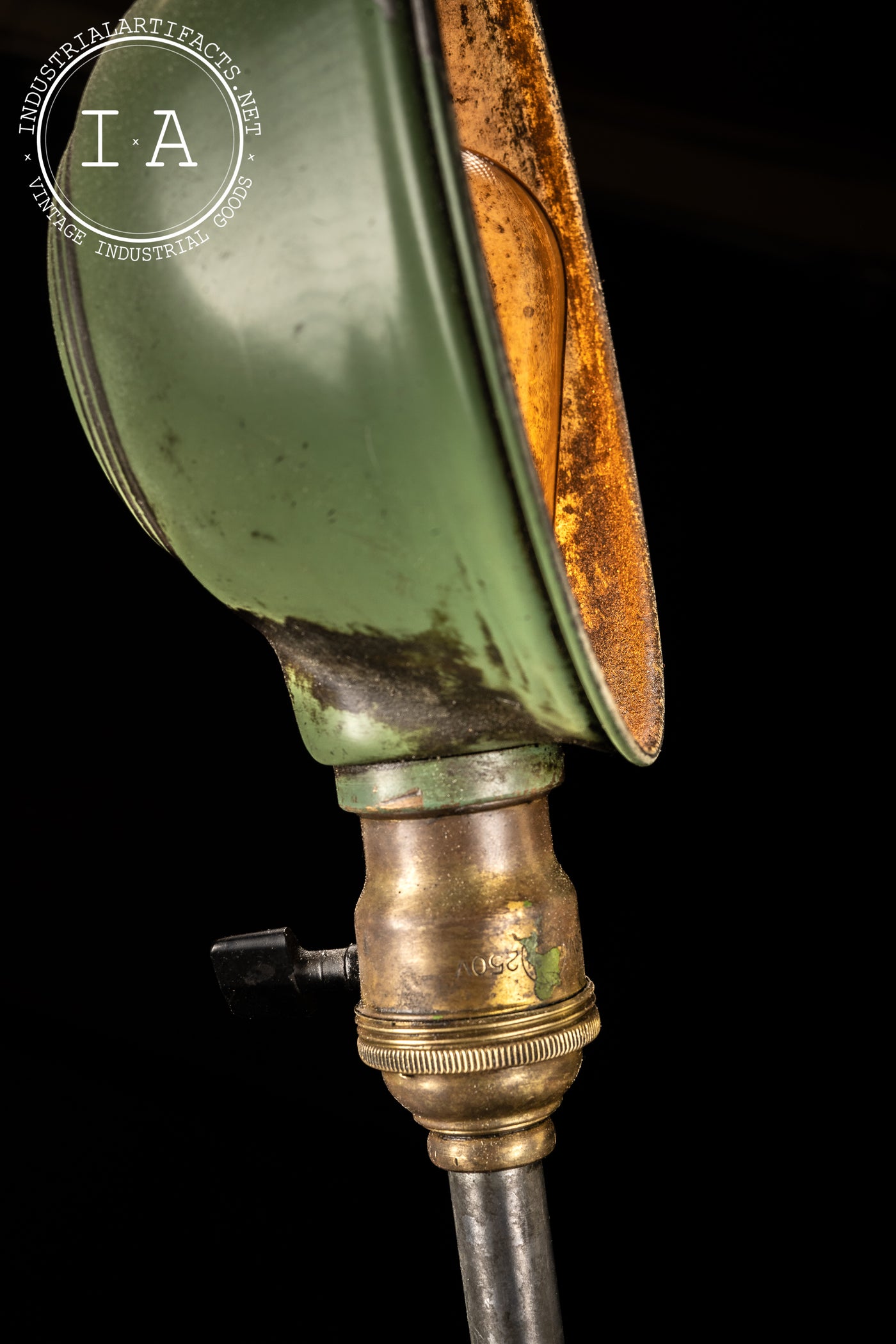 Vintage Industrial Machinist Lamp by Ajusco