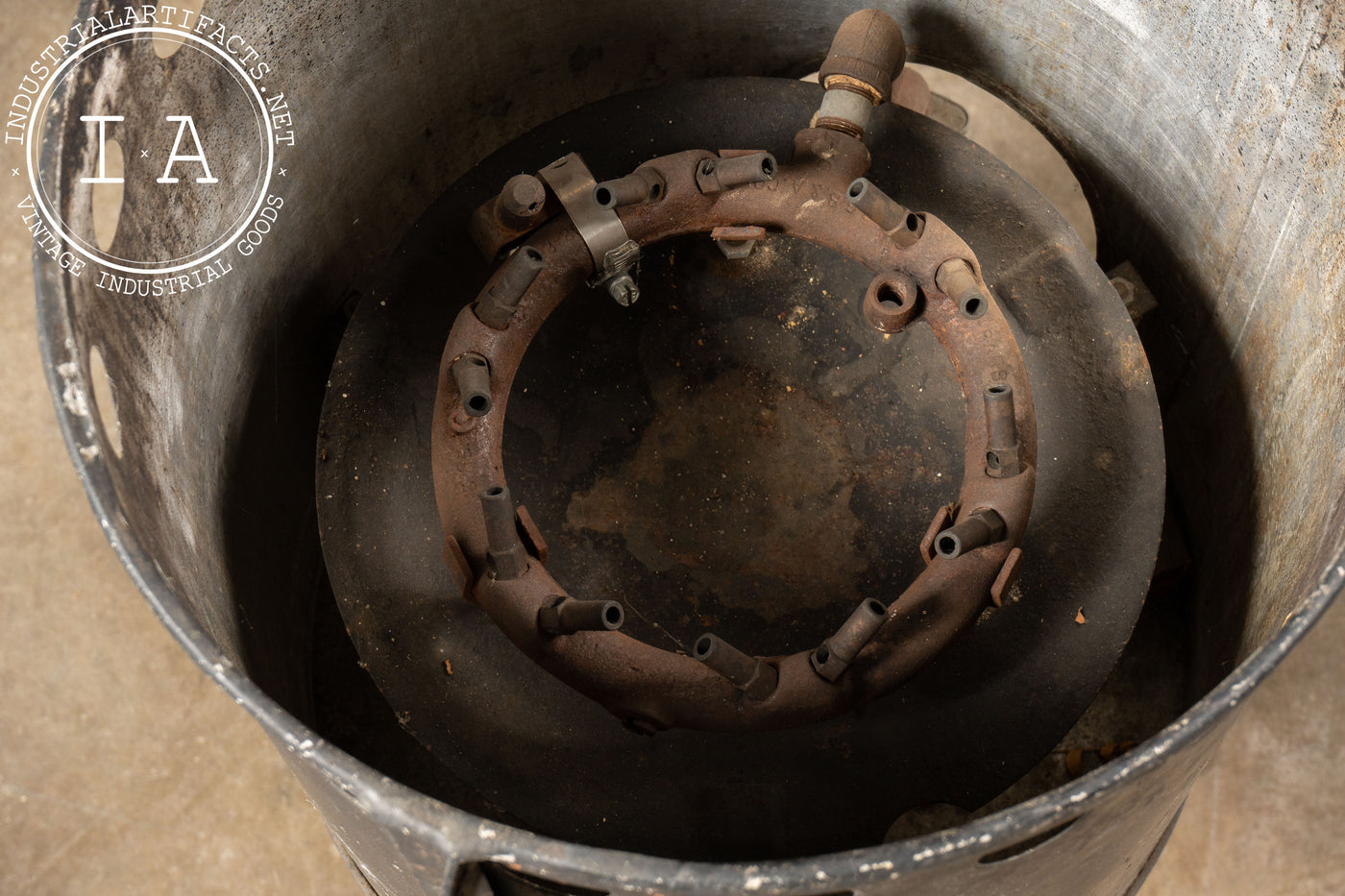 Early American Chocolate Maker's Pot with Furnace