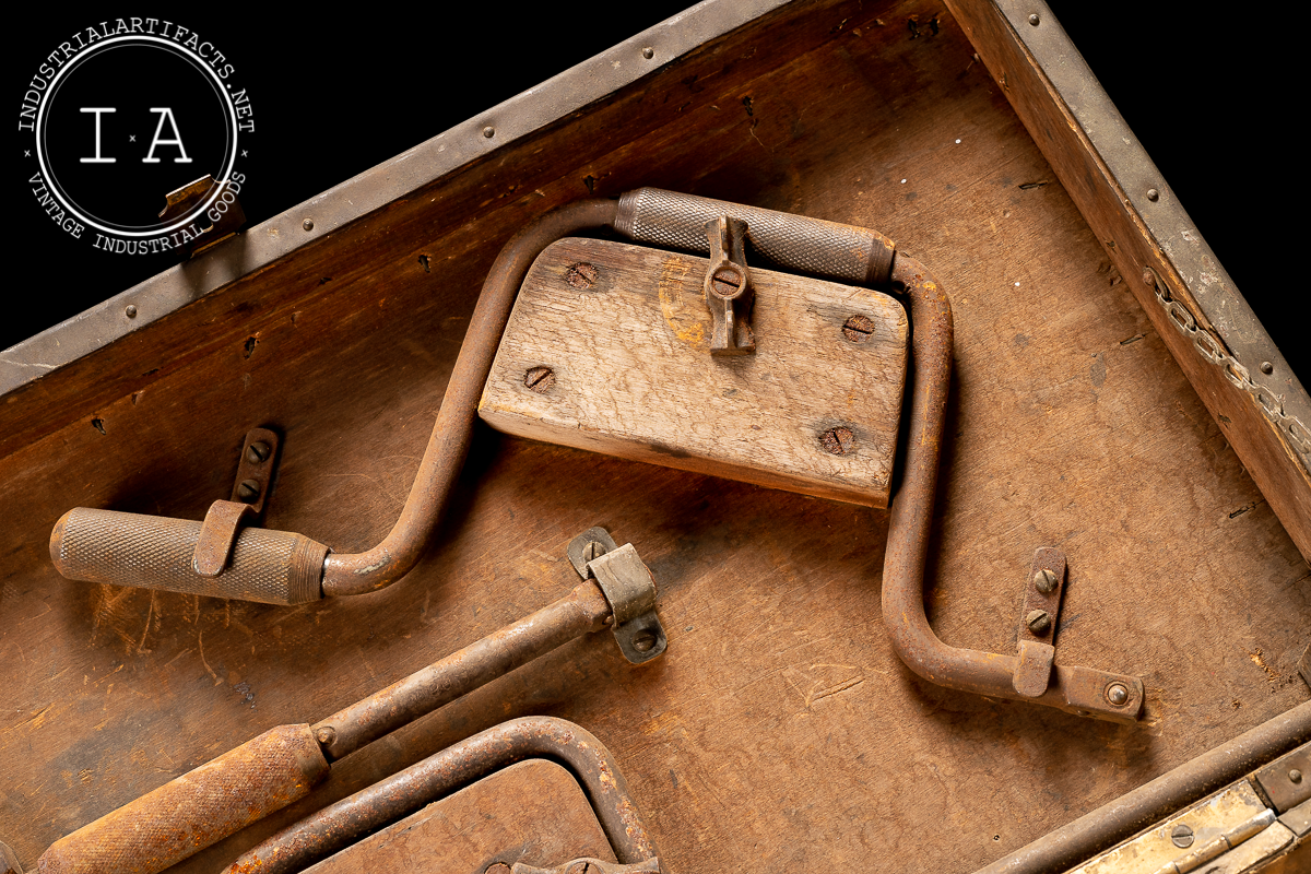 Early 20th Century Tool Chest With Tools