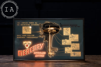 Rare Kiekhaefer Mercury Motors Flasher Sign