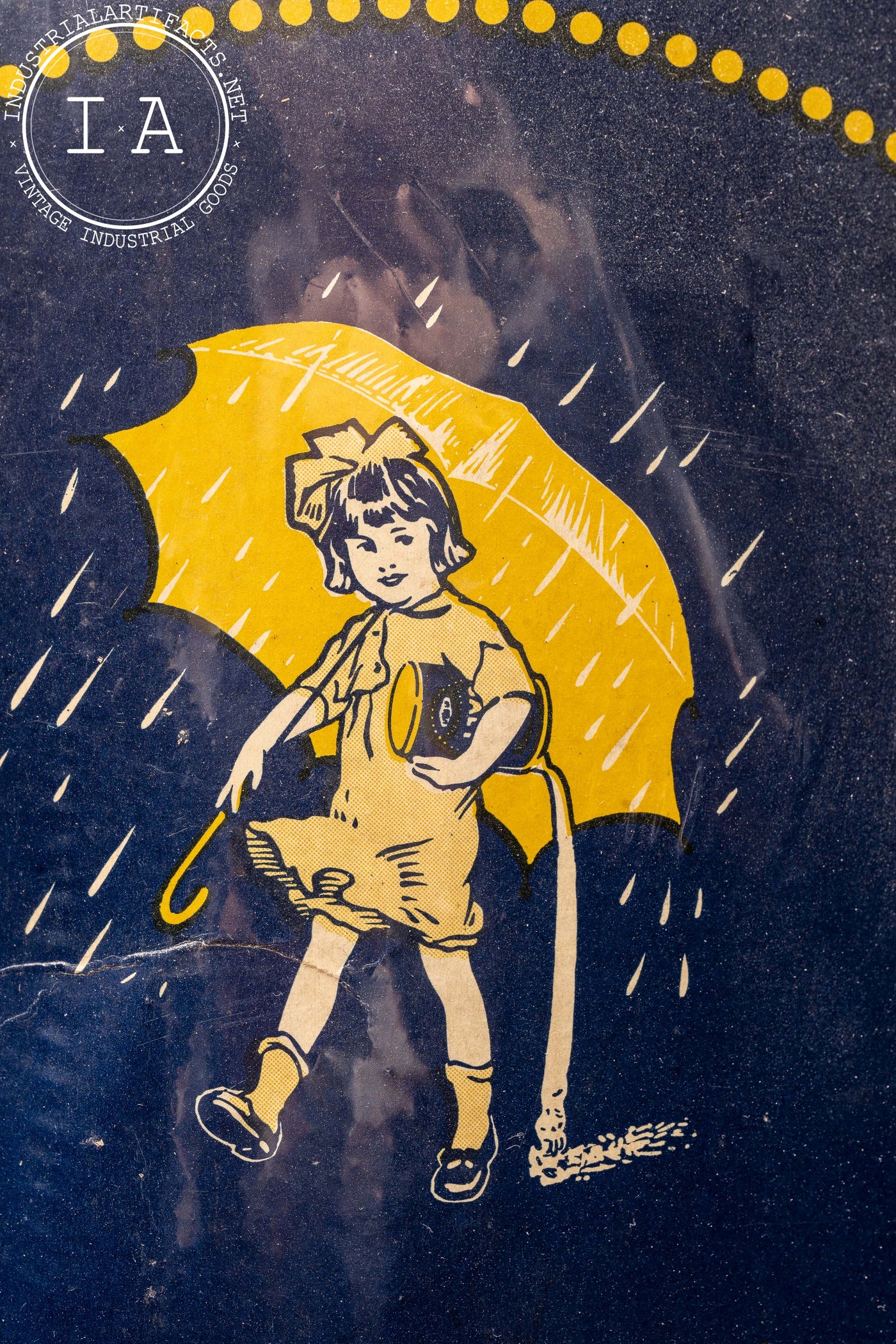 Salt Display Early Cardboard Morton Salt Store Display – Industrial Artifacts