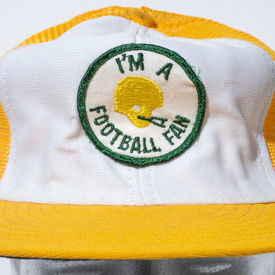 Vintage Football Fan Baseball Cap