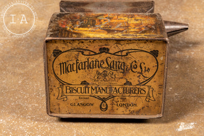 Early 20th Century MacFarlane Anvil Biscuit Tin