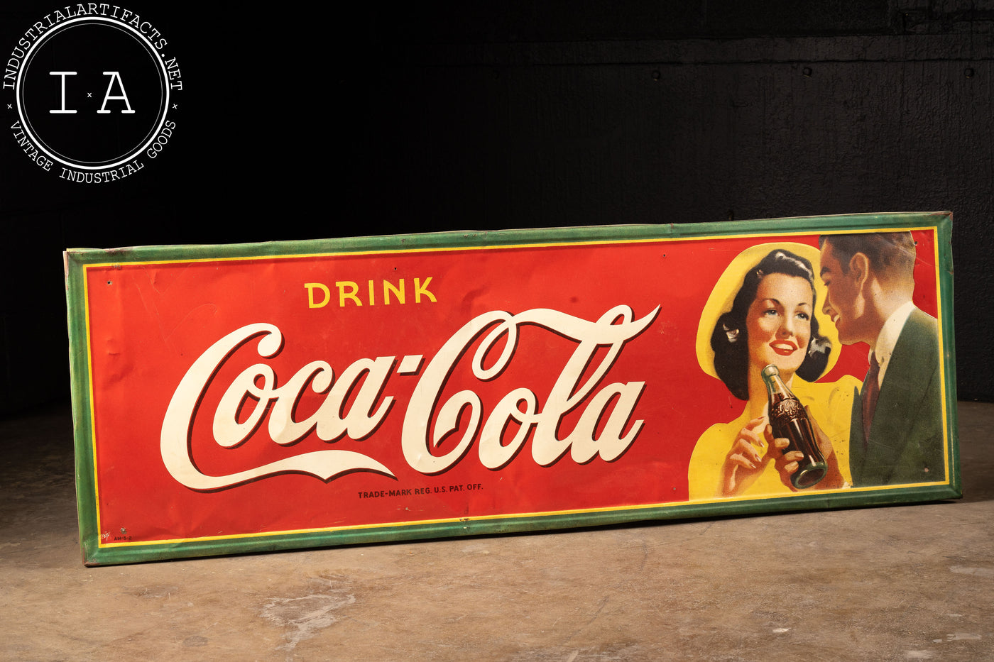 c. 1941 Drink Coca-Cola Sign