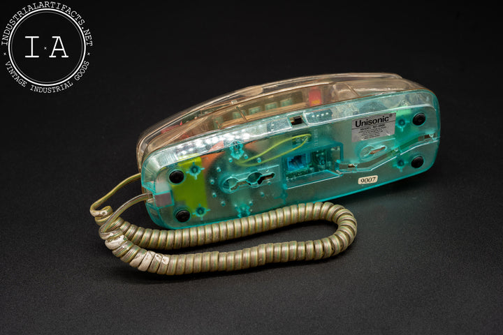 Vintage Clear Crazy Landline Telephone – Industrial Artifacts