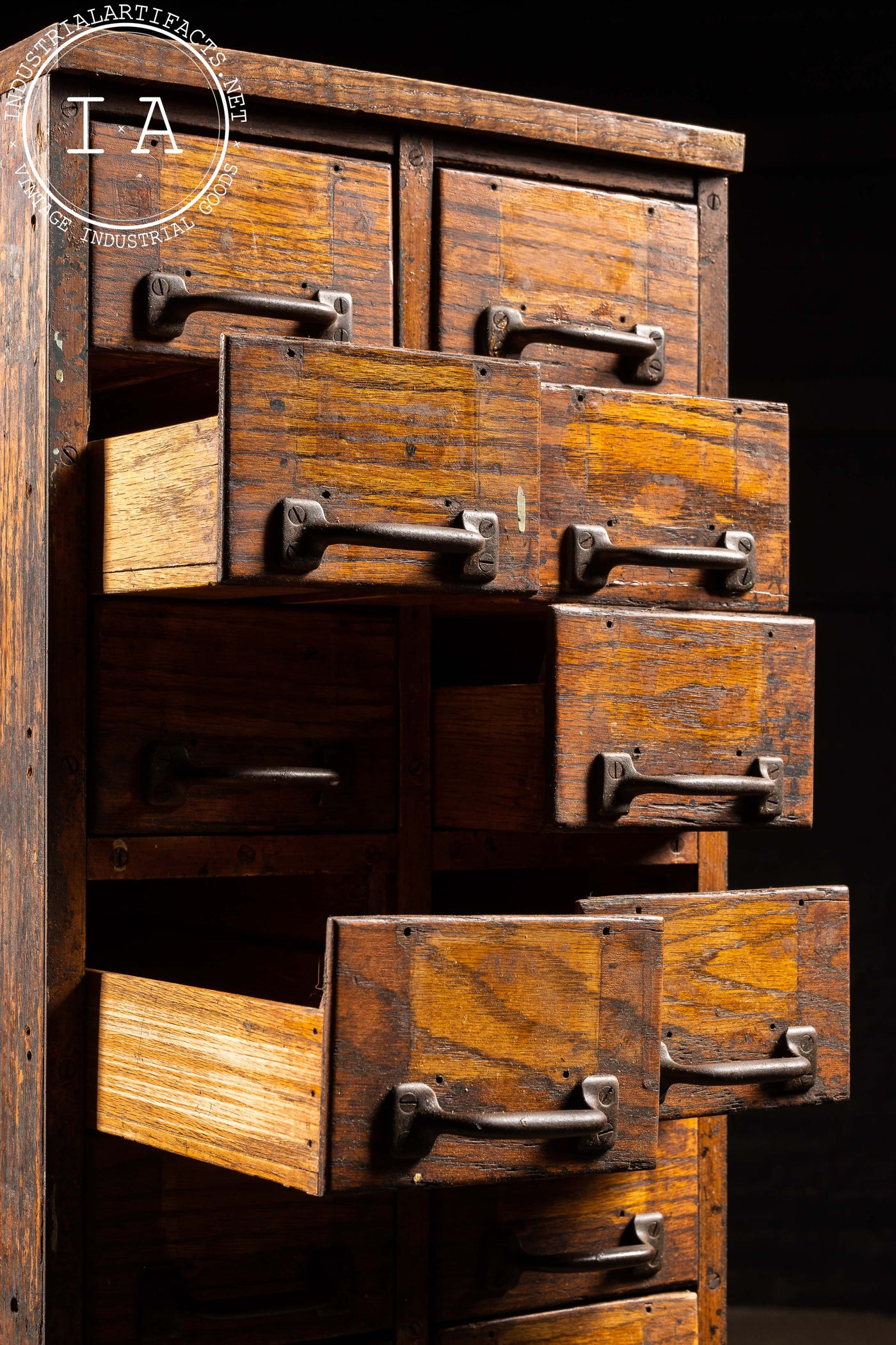 Antique Industrial Card Catalog