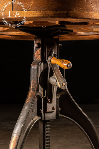 Early 20th Century Japanned Optometrist Table